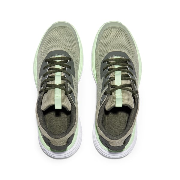 [FlexLife] Men's Cushioned Knit Running Sneakers - OLIVE GREEN - 4
